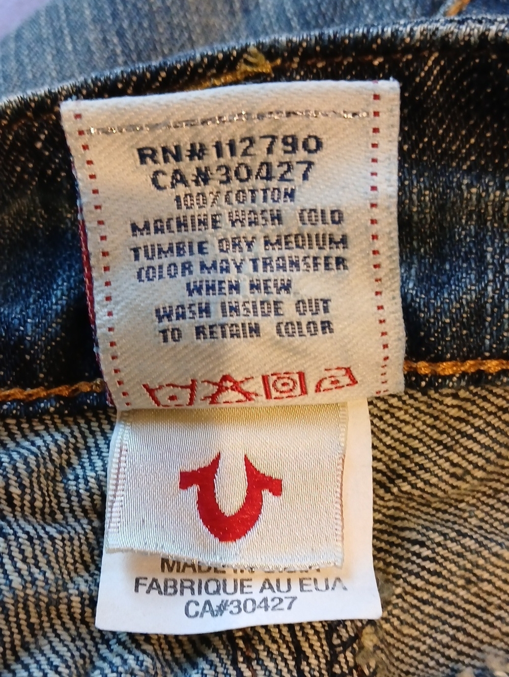 True Religion Ladie's Joey Big T "Dusty Road" Flare Leg Jeans Size:6 - Picture 15 of 16